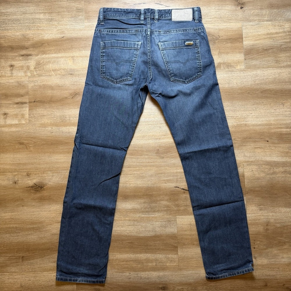 Diesel Jeans Men 30x30 Blue Braddom Regular Slim Carrot Fit 0661D (Tagged 28x32) - Picture 3 of 13